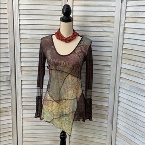 2026-Paris Long Sleeve Asymmetrical Tunic